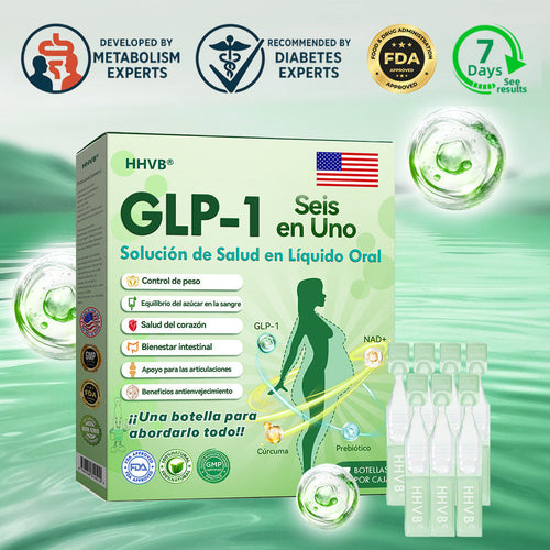 Tienda Oficial |𝐻𝑯𝐕𝐁®🌱🌱𝑺𝒐𝒍𝒖𝒄𝒊ó𝒏 𝒐𝒓𝒂𝒍 𝒍í𝒒𝒖𝒊𝒅𝒂 𝐆𝑳𝑷-1 𝒔𝒆𝒊𝒔 𝒆𝒏 𝒖𝒏𝒐 (Solo una dosis al día, cambios visibles en 7 días)✅Para obesidad, salud cardiovascular, diabetes, apnea del sueño, problemas articulares y más🌱🌱