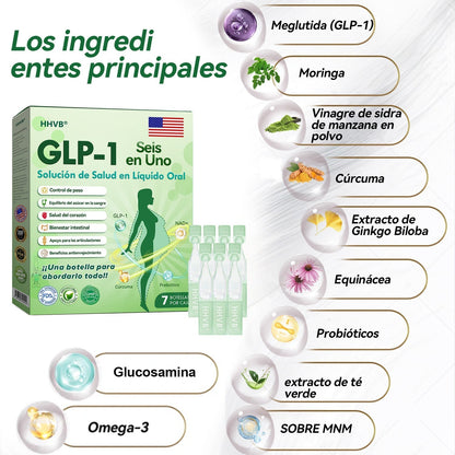 Tienda Oficial |𝐻𝑯𝐕𝐁®🌱🌱𝑺𝒐𝒍𝒖𝒄𝒊ó𝒏 𝒐𝒓𝒂𝒍 𝒍í𝒒𝒖𝒊𝒅𝒂 𝐆𝑳𝑷-1 𝒔𝒆𝒊𝒔 𝒆𝒏 𝒖𝒏𝒐 (Solo una dosis al día, cambios visibles en 7 días)✅Para obesidad, salud cardiovascular, diabetes, apnea del sueño, problemas articulares y más🌱🌱